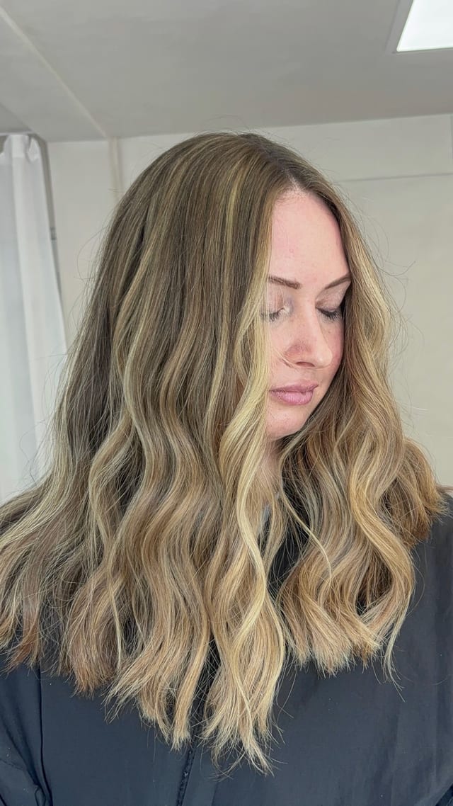 Honey Balayage, blonding